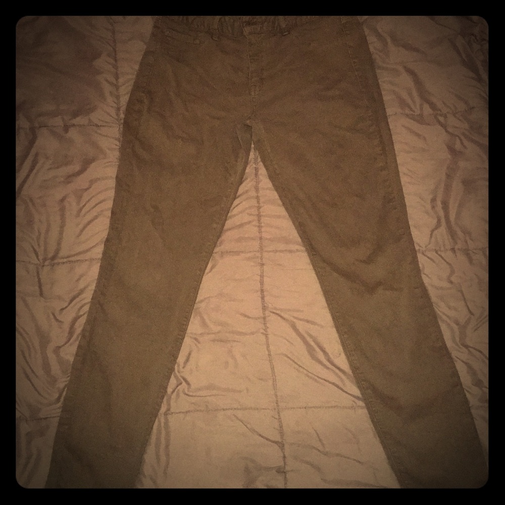 Olive color pants